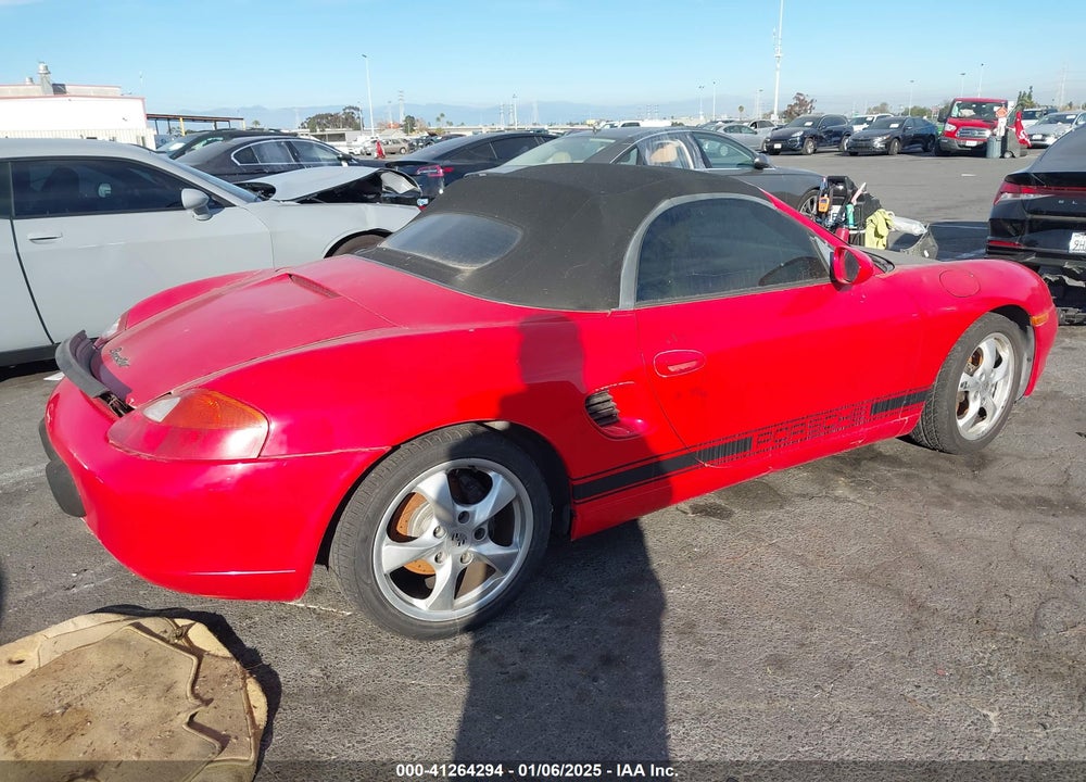 2002 PORSCHE BOXSTER VIN: WP0CA29852U622474