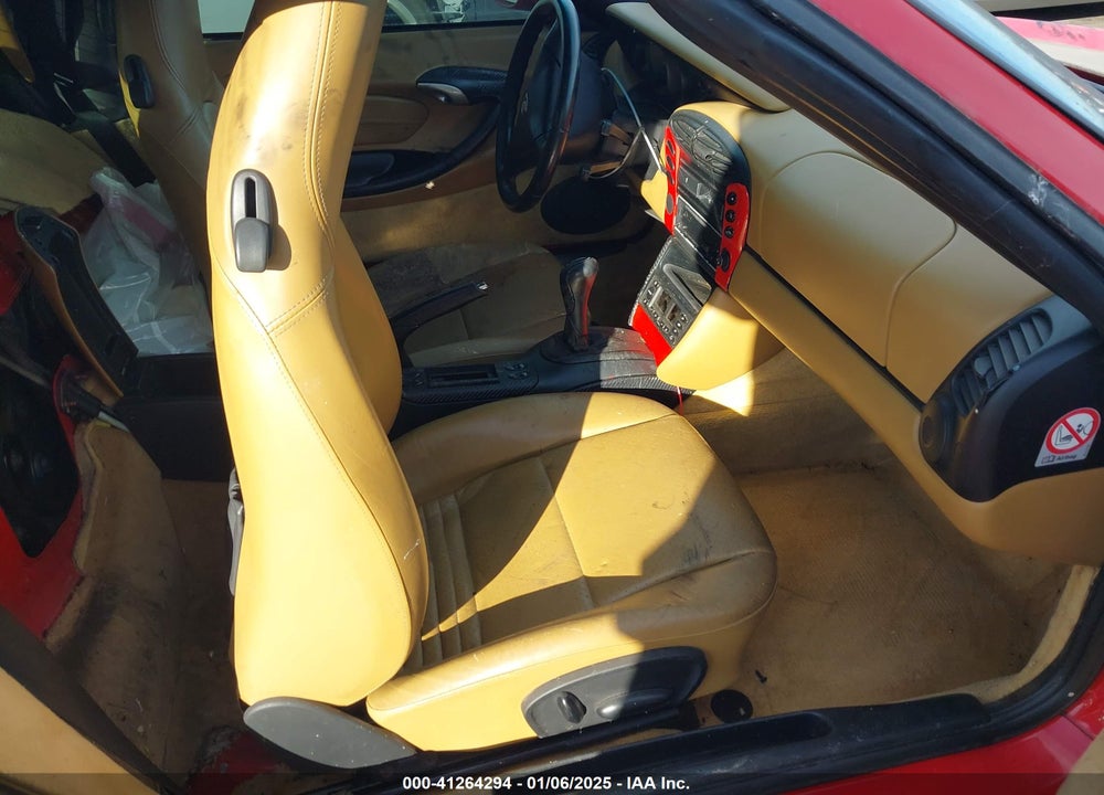 2002 PORSCHE BOXSTER VIN: WP0CA29852U622474