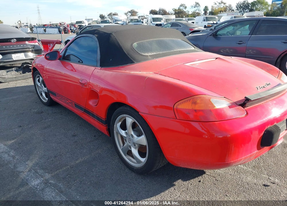 2002 PORSCHE BOXSTER VIN: WP0CA29852U622474
