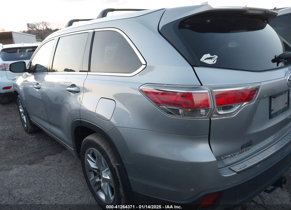2015 TOYOTA HIGHLANDER LIMITED V6 VIN: 5TDYKRFH4FS040411