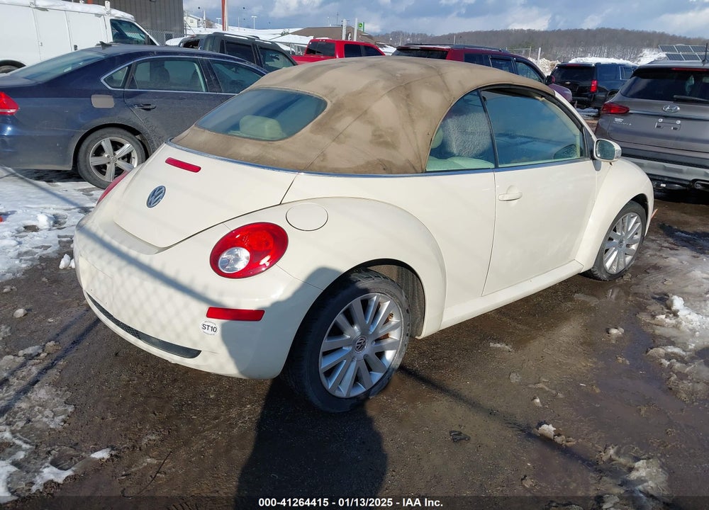 2008 VOLKSWAGEN NEW BEETLE SE VIN: 3VWRG31Y98M406115