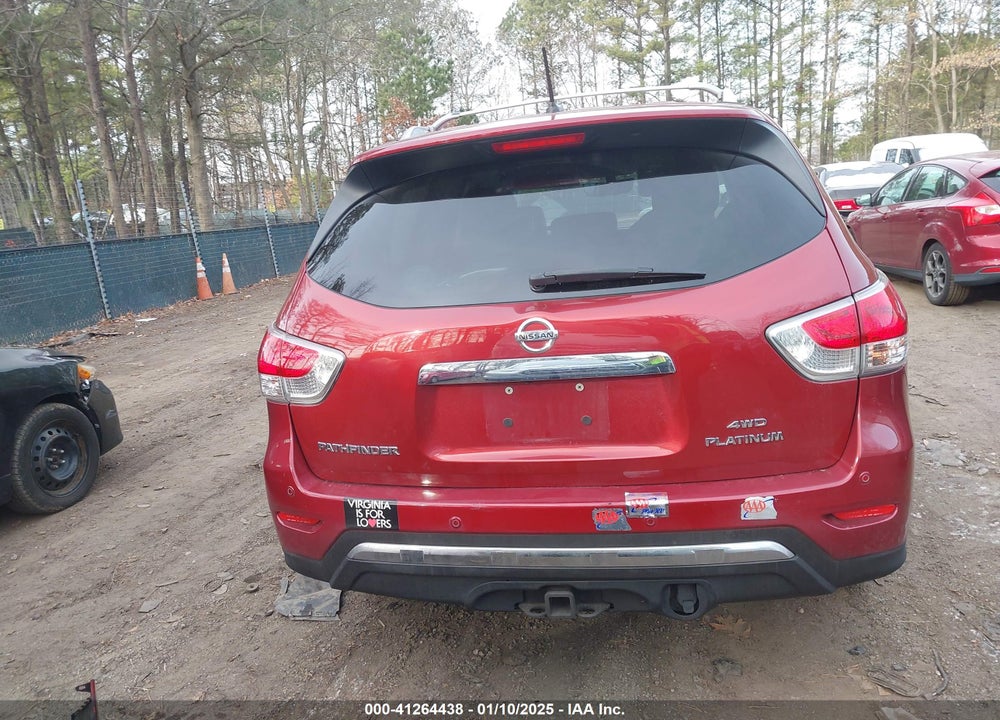 2013 NISSAN PATHFINDER VIN: 5N1AR2MM8DC627791