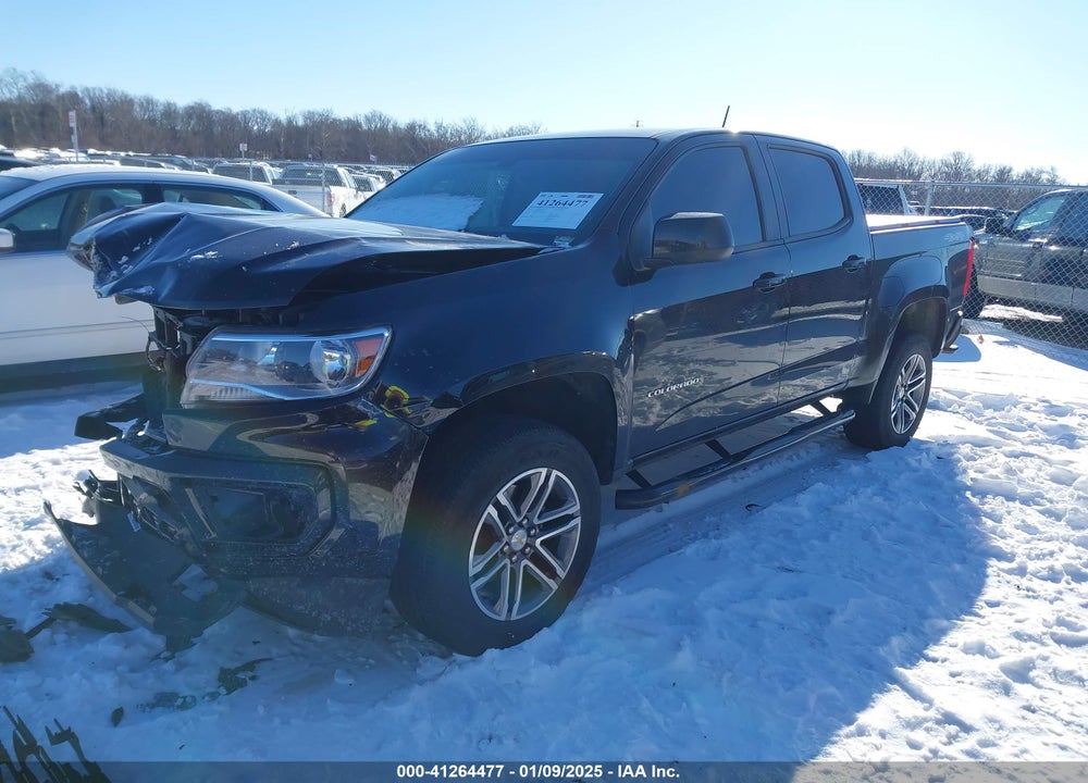 2022 CHEVROLET COLORADO VIN: 1GCGTBENXN1268187