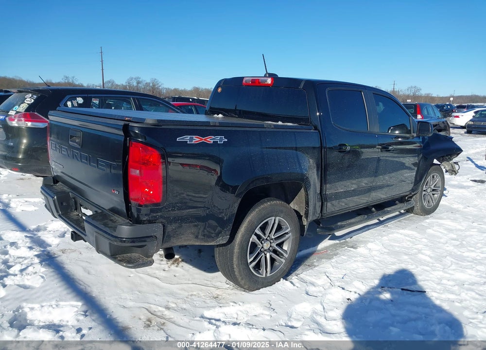 2022 CHEVROLET COLORADO VIN: 1GCGTBENXN1268187