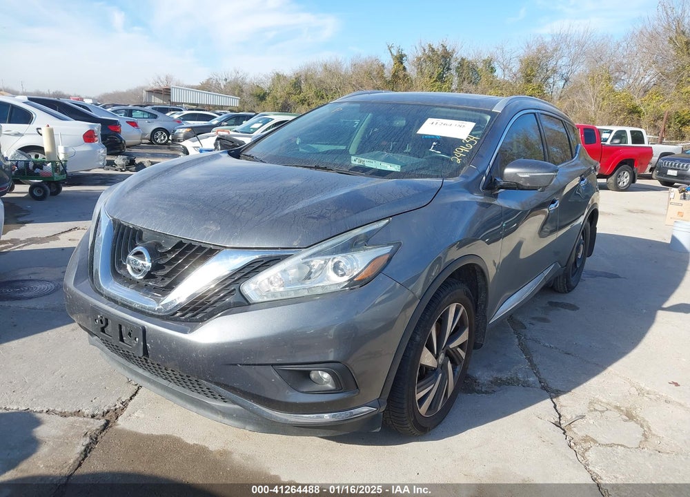 2015 NISSAN MURANO PLATINUM VIN: 5N1AZ2MG6FN249634