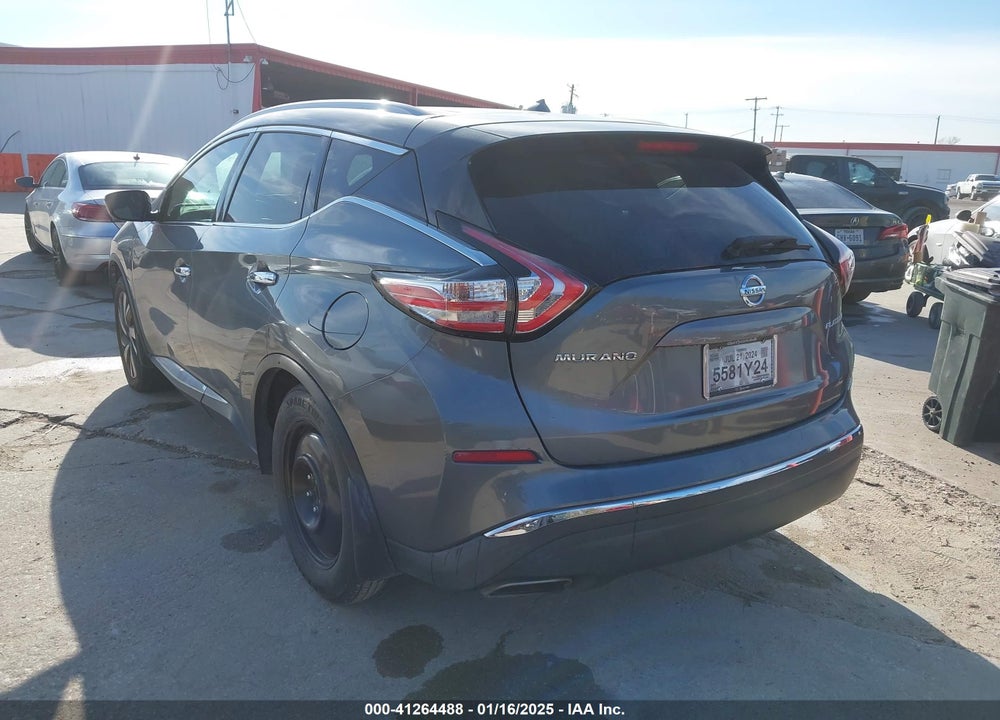 2015 NISSAN MURANO PLATINUM VIN: 5N1AZ2MG6FN249634