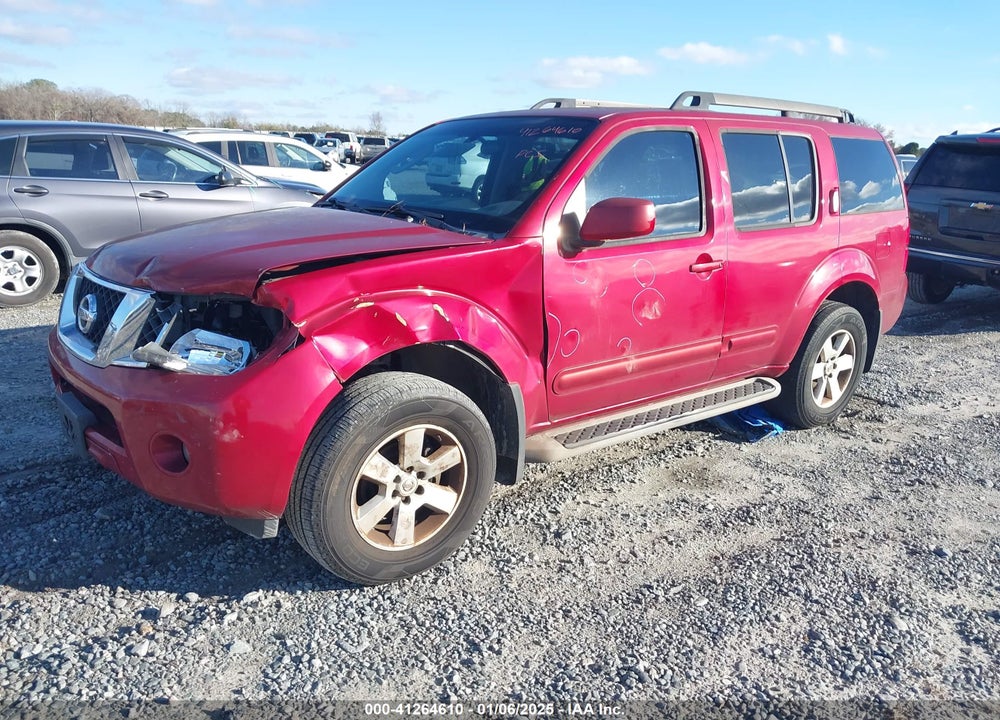 2010 NISSAN PATHFINDER SE VIN: 5N1AR1NN9AC619387