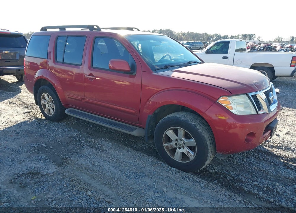 2010 NISSAN PATHFINDER SE VIN: 5N1AR1NN9AC619387