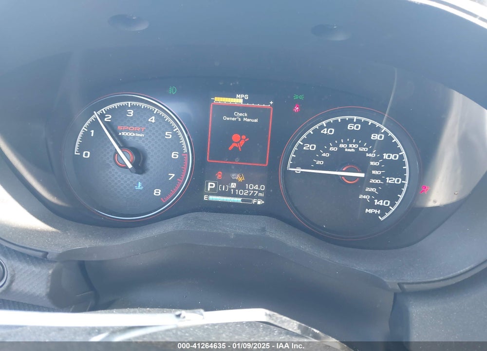 2019 SUBARU FORESTER SPORT VIN: JF2SKAKC2KH402608