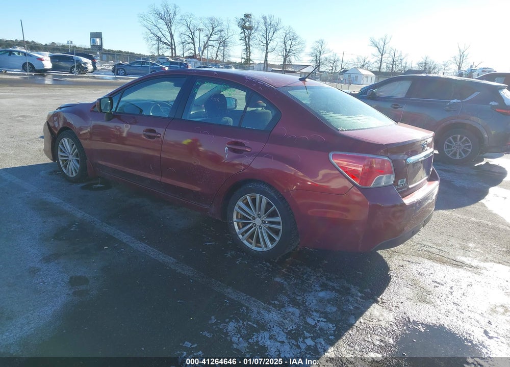 2012 SUBARU IMPREZA 2.0I PREMIUM VIN: JF1GJAD64CH011319