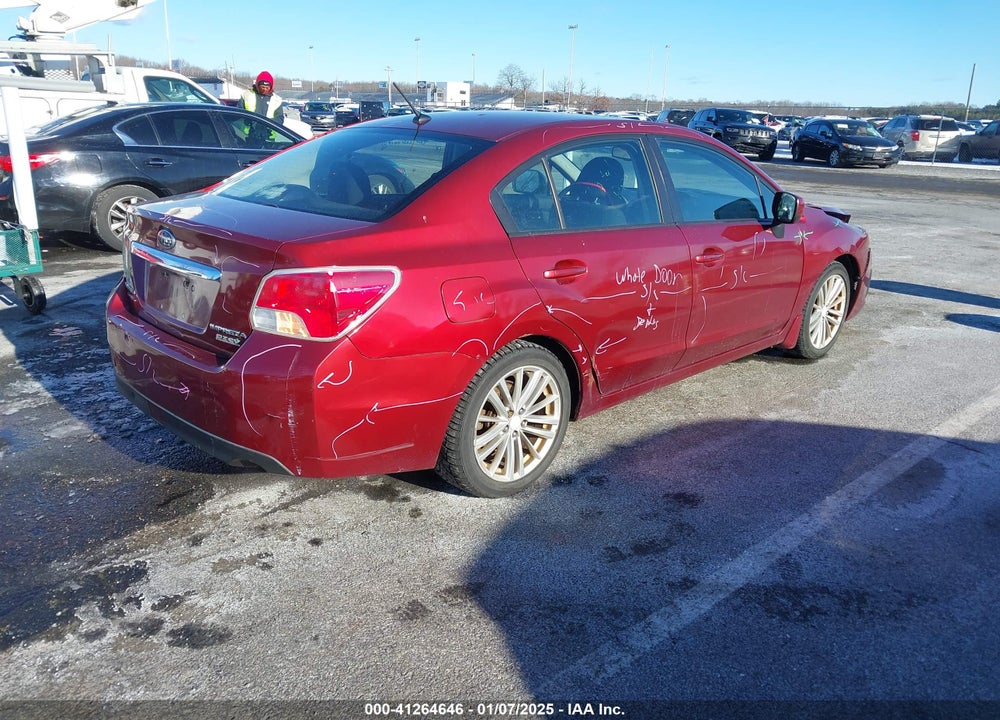 2012 SUBARU IMPREZA 2.0I PREMIUM VIN: JF1GJAD64CH011319