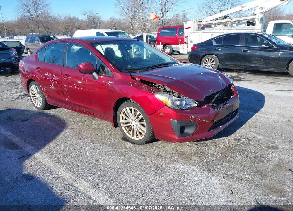 2012 SUBARU IMPREZA 2.0I PREMIUM VIN: JF1GJAD64CH011319