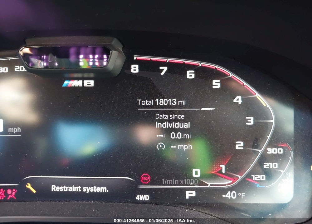 2020 BMW M8 VIN: WBSDZ0C01LBM09404