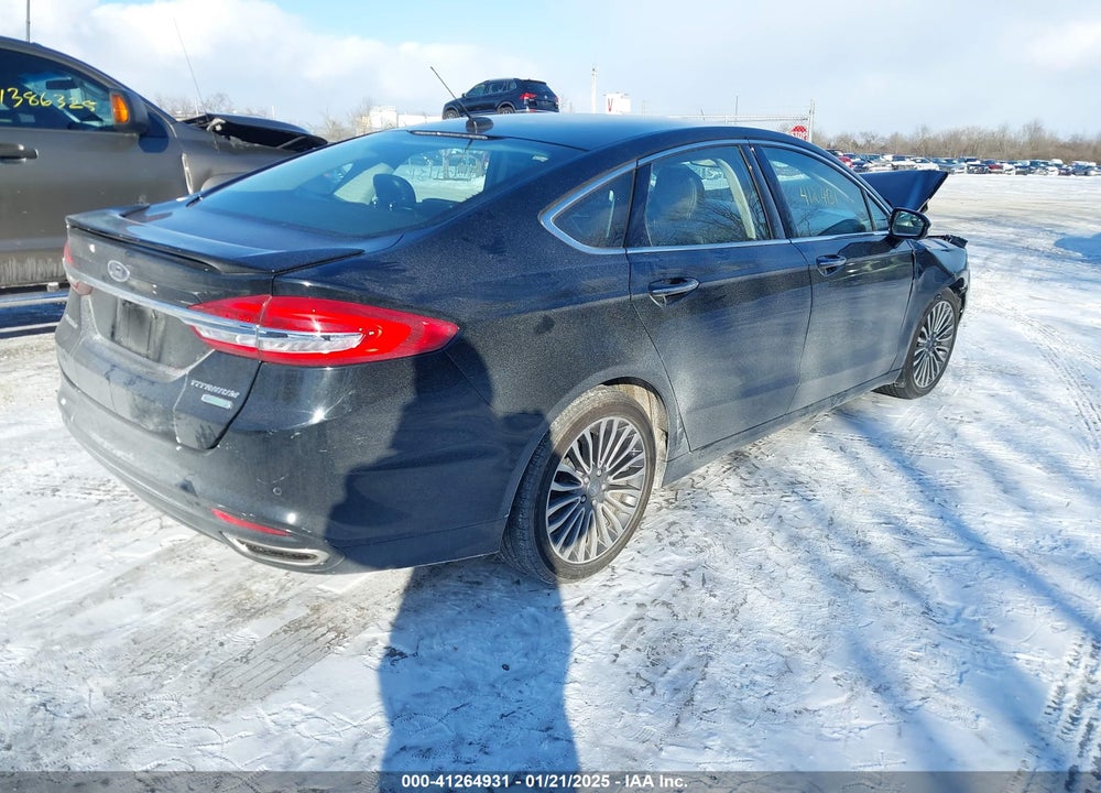 2017 FORD FUSION VIN: 3FA6P0K95HR168106