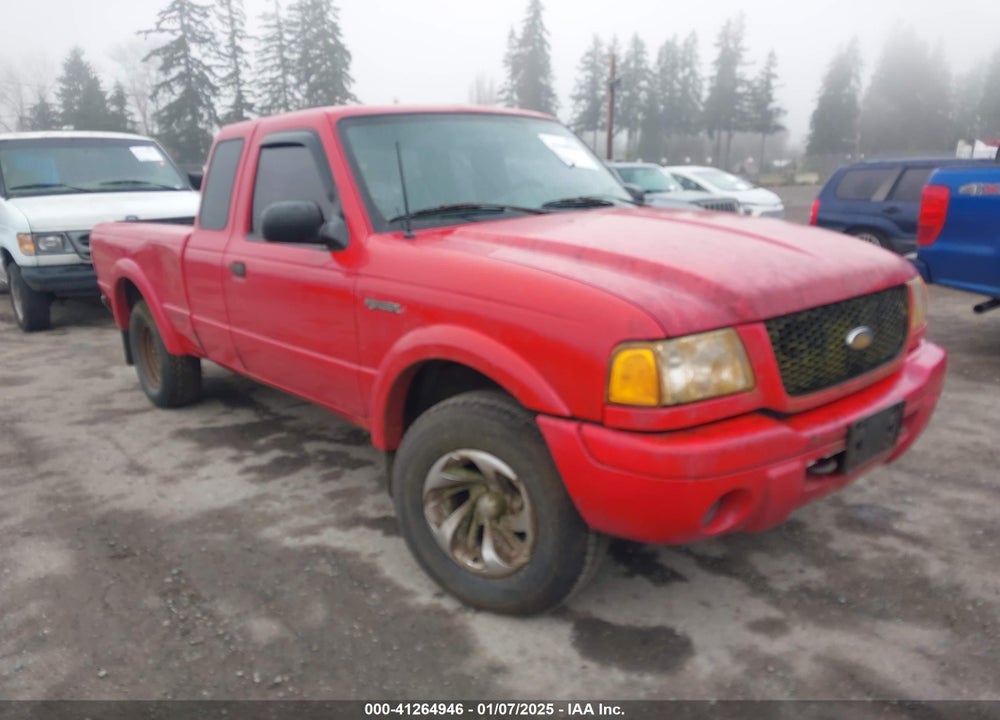 2001 FORD RANGER EDGE/XL/XLT VIN: 1FTYR14U11PB00712