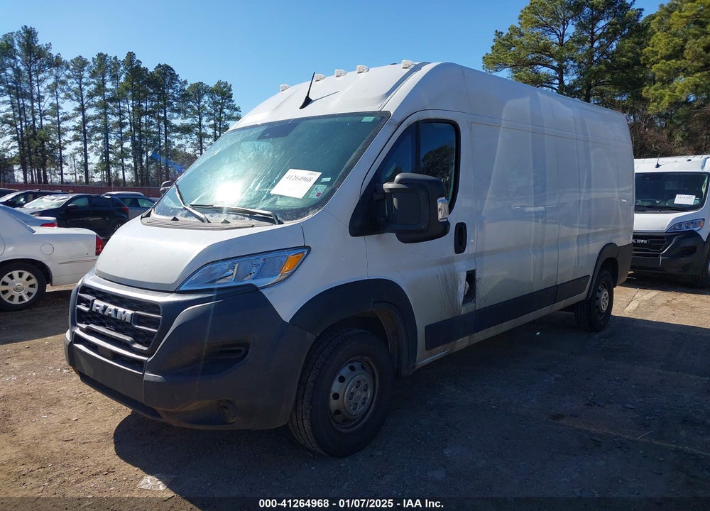 2023 RAM PROMASTER 2500 HIGH ROOF 159 WB VIN: 3C6LRVDG8PE598435
