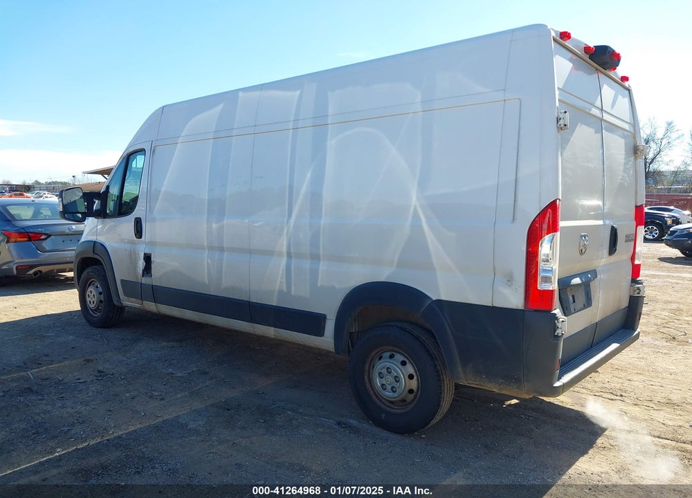 2023 RAM PROMASTER 2500 HIGH ROOF 159 WB VIN: 3C6LRVDG8PE598435