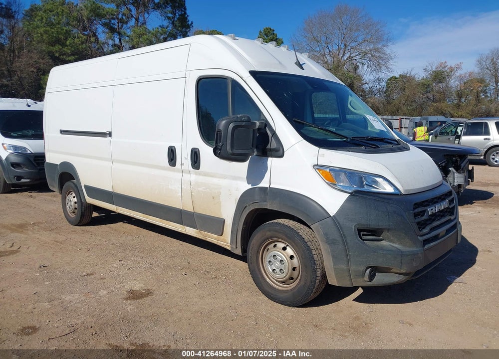 2023 RAM PROMASTER 2500 HIGH ROOF 159 WB VIN: 3C6LRVDG8PE598435
