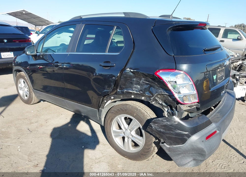 2015 CHEVROLET TRAX LT VIN: 3GNCJLSB3FL223842