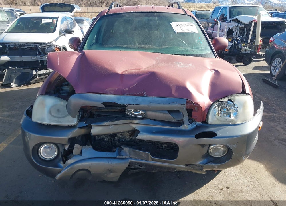 2005 HYUNDAI SANTA FE GLS/LX VIN: KM8SC73E05U027078