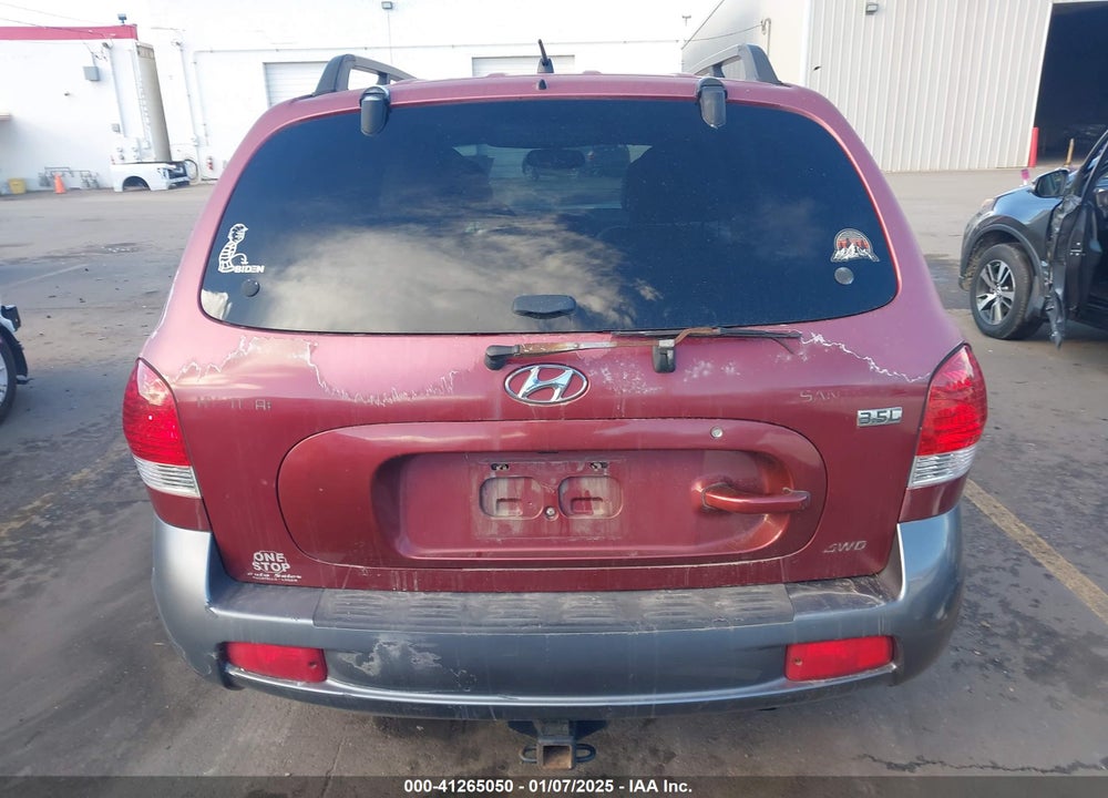 2005 HYUNDAI SANTA FE GLS/LX VIN: KM8SC73E05U027078