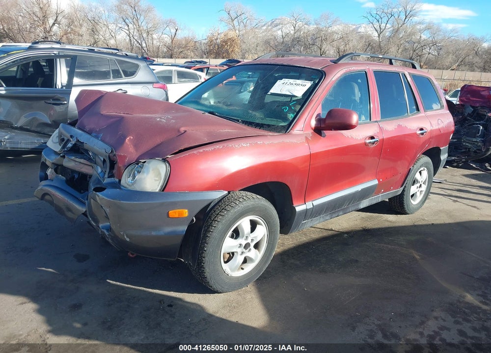 2005 HYUNDAI SANTA FE GLS/LX VIN: KM8SC73E05U027078