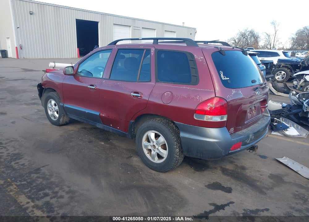 2005 HYUNDAI SANTA FE GLS/LX VIN: KM8SC73E05U027078