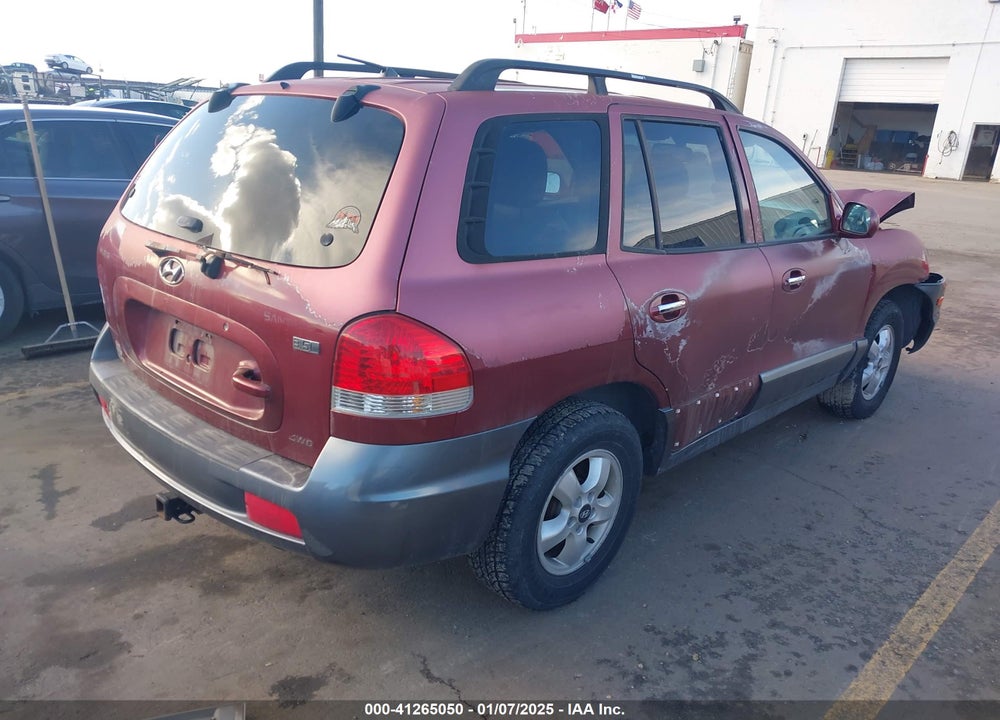 2005 HYUNDAI SANTA FE GLS/LX VIN: KM8SC73E05U027078