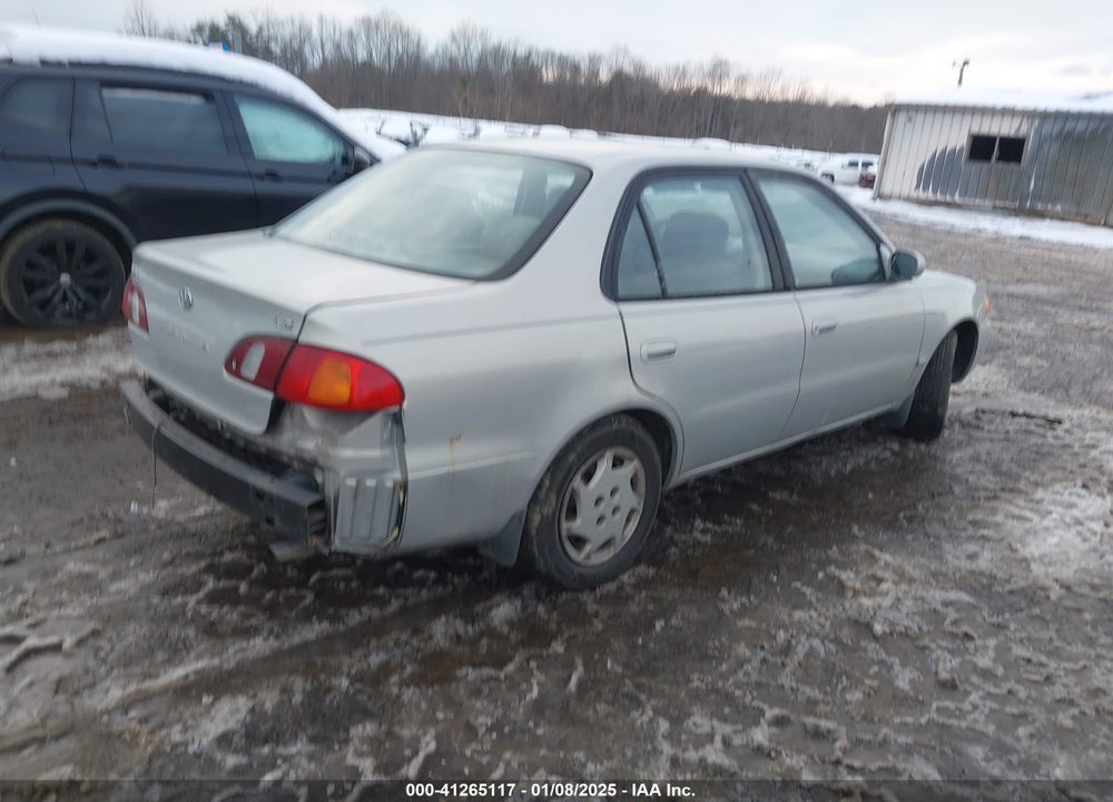 1999 TOYOTA COROLLA LE VIN: 2T1BR12E7XC150569