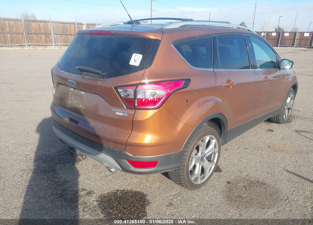 2017 FORD ESCAPE TITANIUM VIN: 1FMCU9J93HUC95484