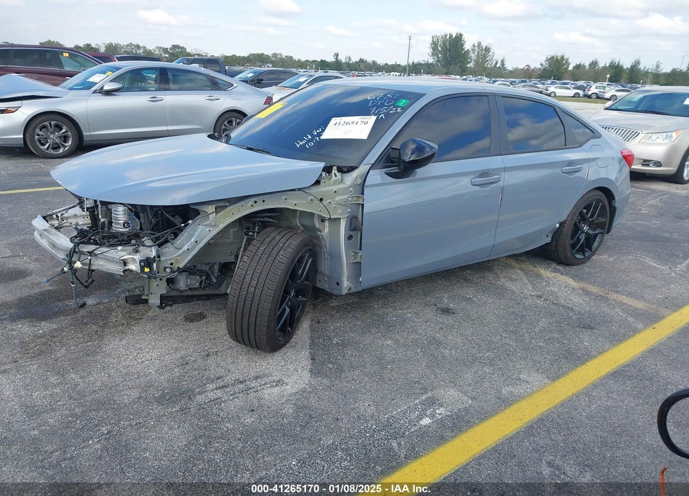 2022 HONDA CIVIC VIN: 2HGFE2F54NH586782