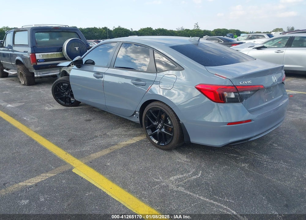 2022 HONDA CIVIC VIN: 2HGFE2F54NH586782
