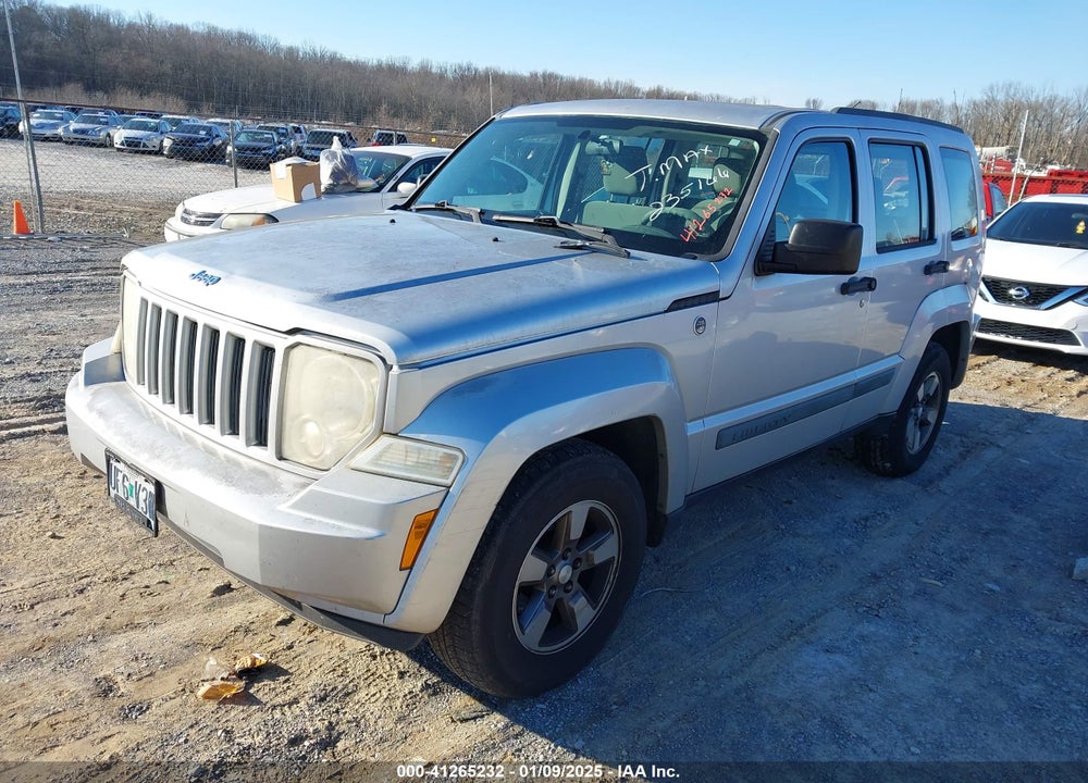 2008 JEEP LIBERTY VIN: 1J8GN28K88W235166