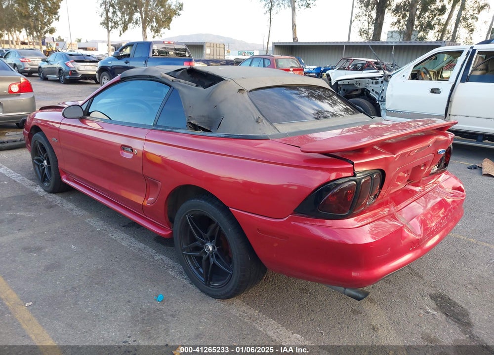 1996 FORD MUSTANG GT VIN: 1FALP45X5TF188379