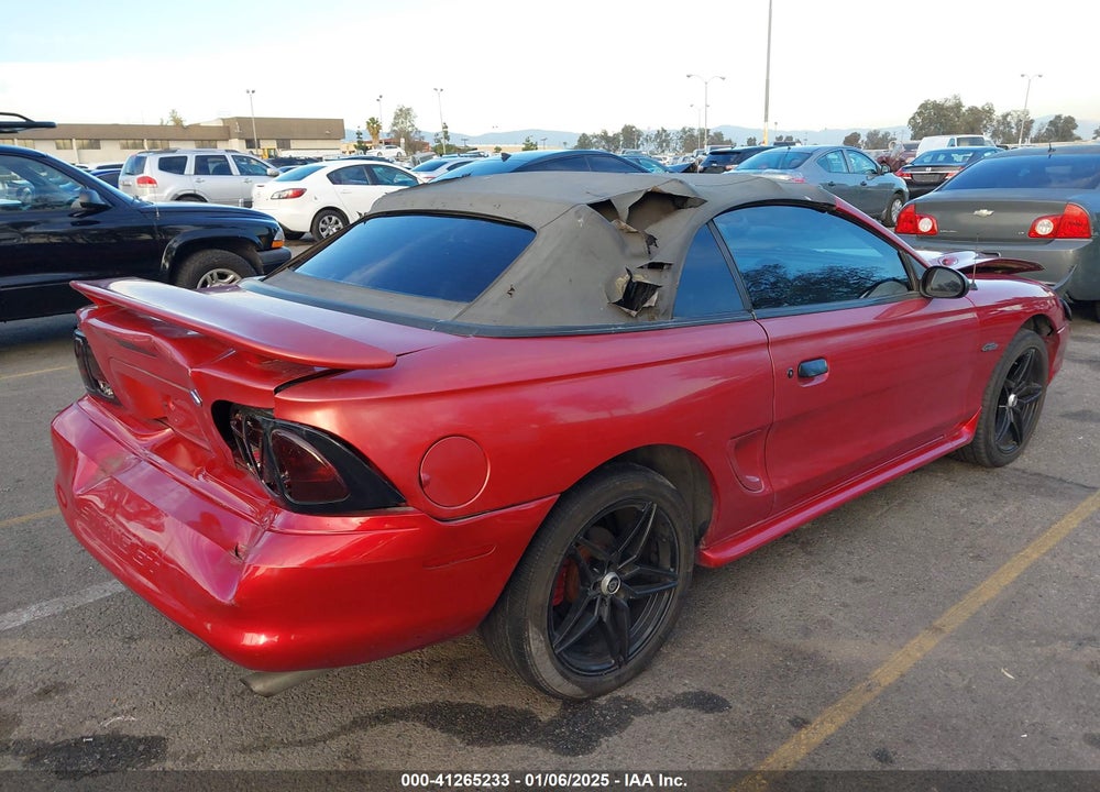 1996 FORD MUSTANG GT VIN: 1FALP45X5TF188379