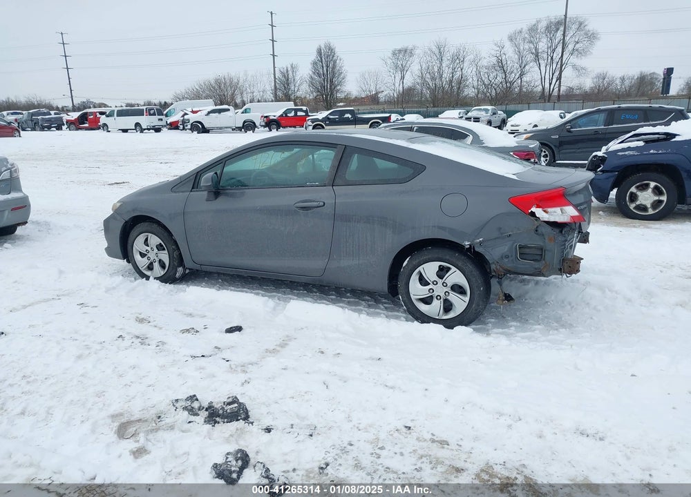 2013 HONDA CIVIC VIN: 2HGFG3B59DH515601