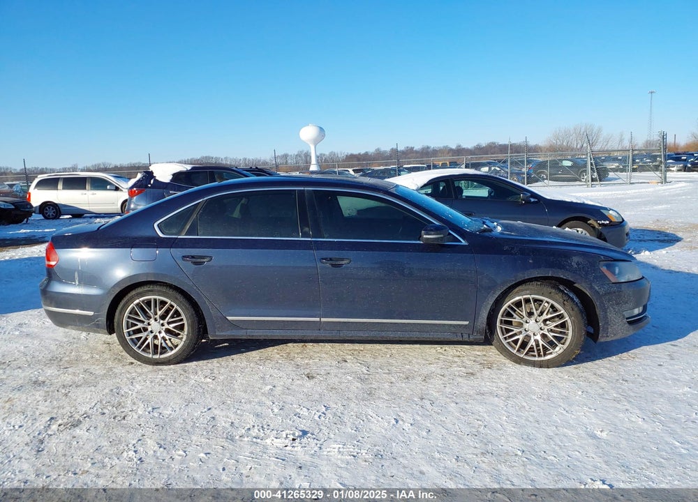 2013 VOLKSWAGEN PASSAT VIN: 1VWCN7A39DC064586