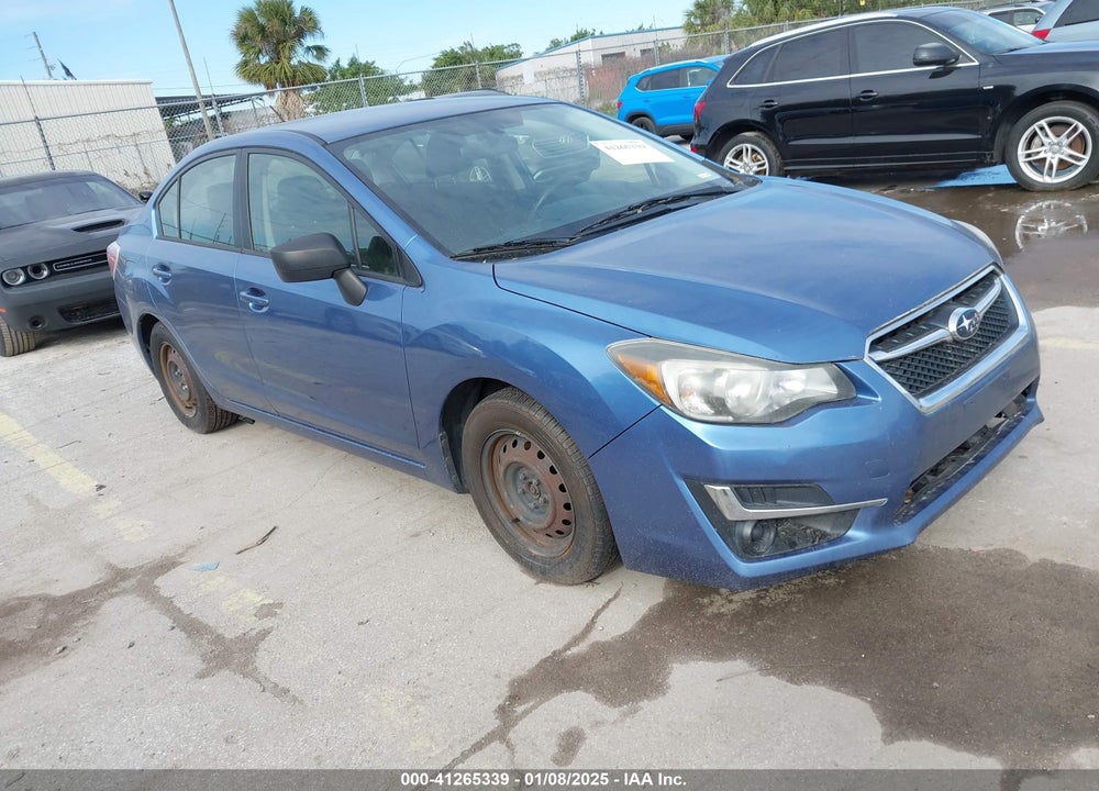2016 SUBARU IMPREZA 2.0I VIN: JF1GJAA62GH006310