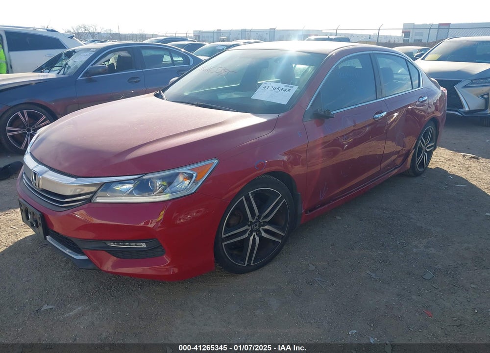 2016 HONDA ACCORD VIN: 1HGCR2F50GA096641