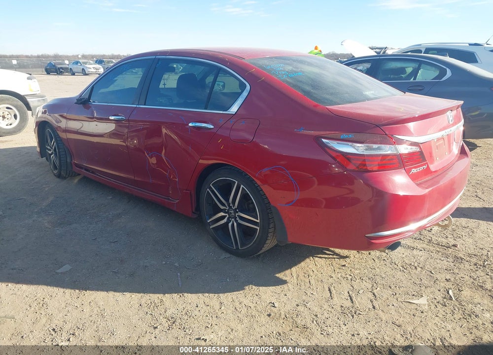 2016 HONDA ACCORD VIN: 1HGCR2F50GA096641