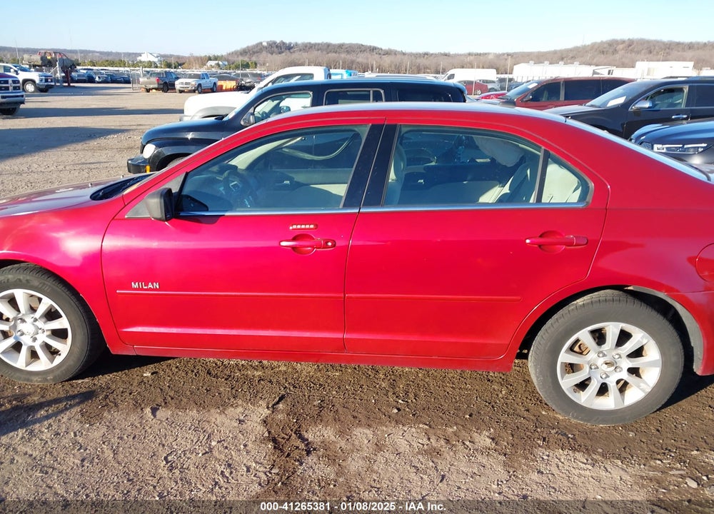 2008 MERCURY MILAN I4 VIN: 3MEHM07ZX8R607304