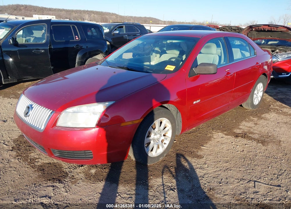 2008 MERCURY MILAN I4 VIN: 3MEHM07ZX8R607304