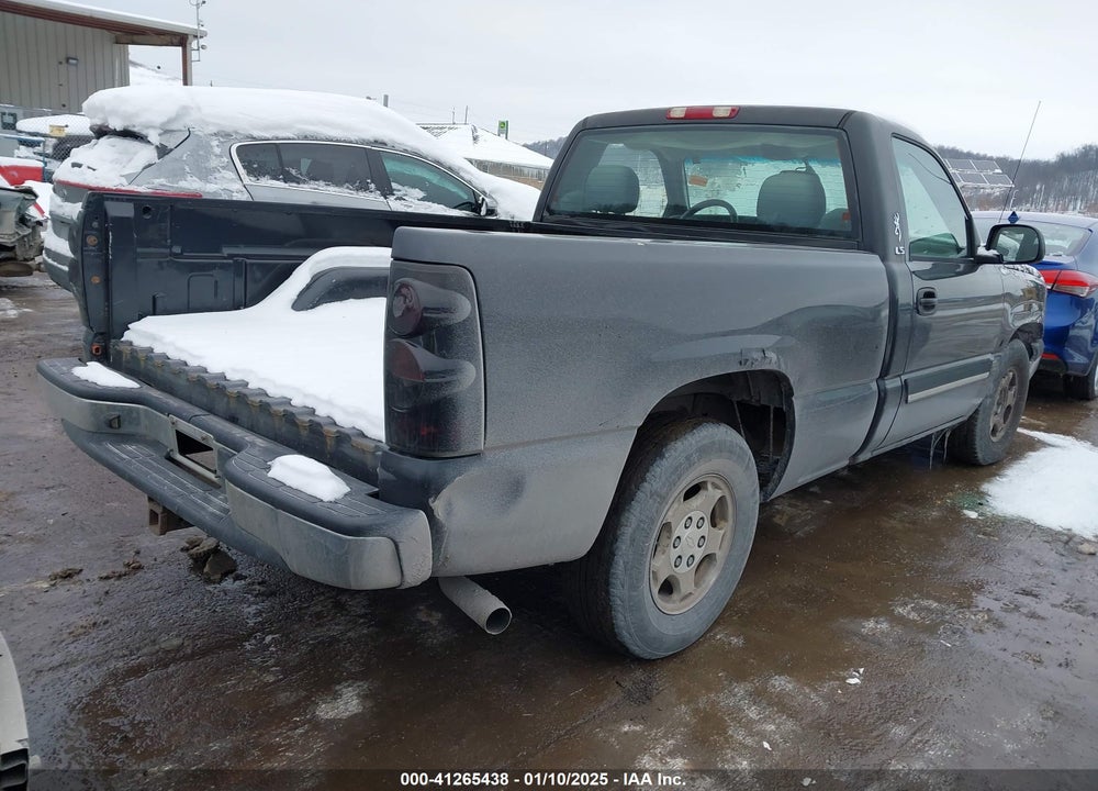 2004 CHEVROLET SILVERADO 1500 LS VIN: 1GCEC14V34Z286551