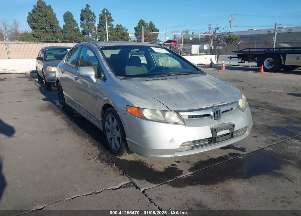 2007 HONDA CIVIC LX VIN: JHMFA16537S005402
