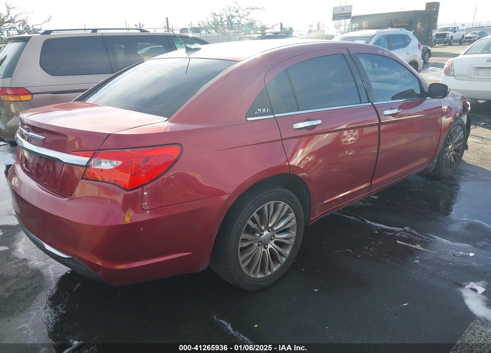 2011 CHRYSLER 200 LIMITED VIN: 1C3BC2FG4BN601938