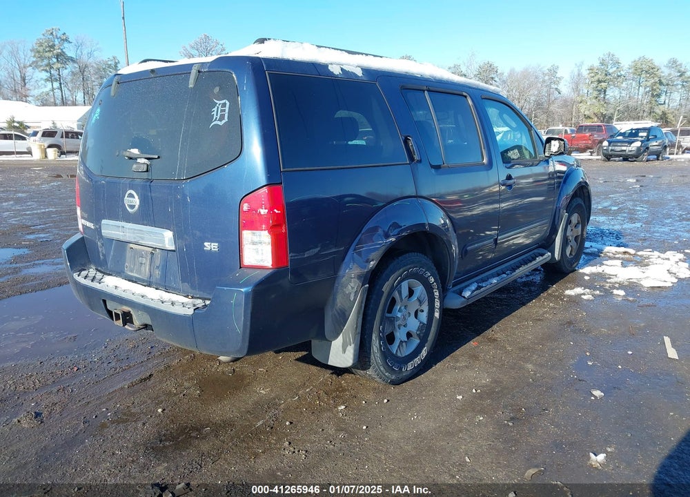2006 NISSAN PATHFINDER LE/SE/XE VIN: 5N1AR18U76C676911