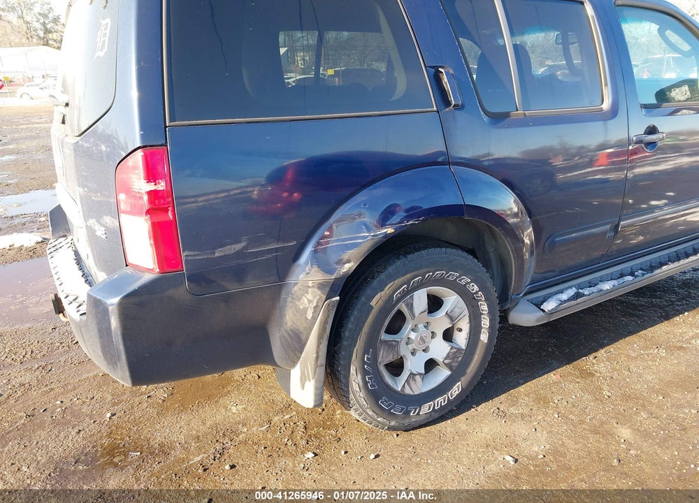 2006 NISSAN PATHFINDER LE/SE/XE VIN: 5N1AR18U76C676911