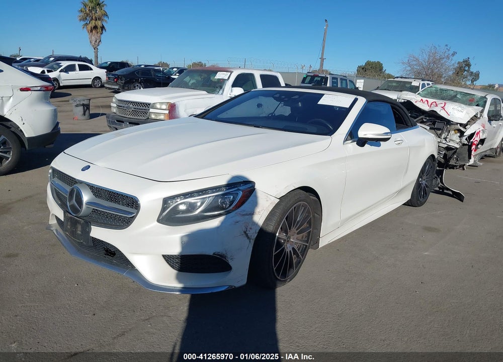 2017 MERCEDES-BENZ S 550 VIN: WDDXK8CB7HA024926