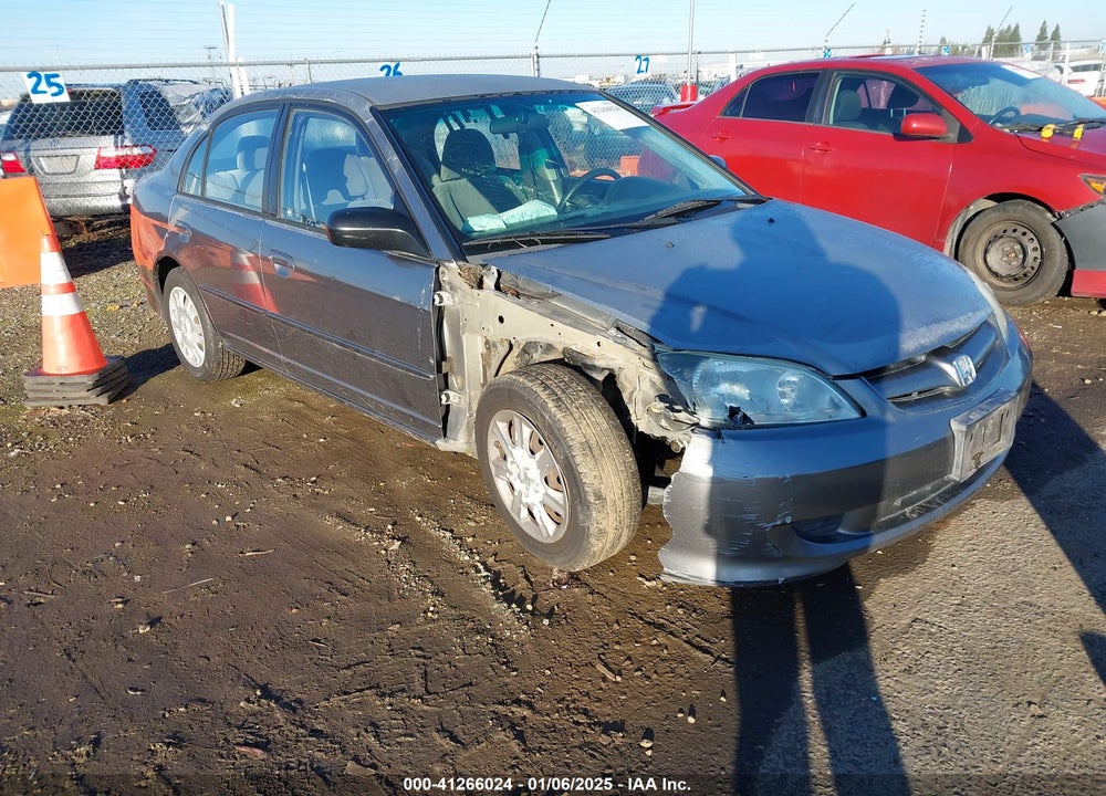 2004 HONDA CIVIC LX VIN: 2HGES15594H525975