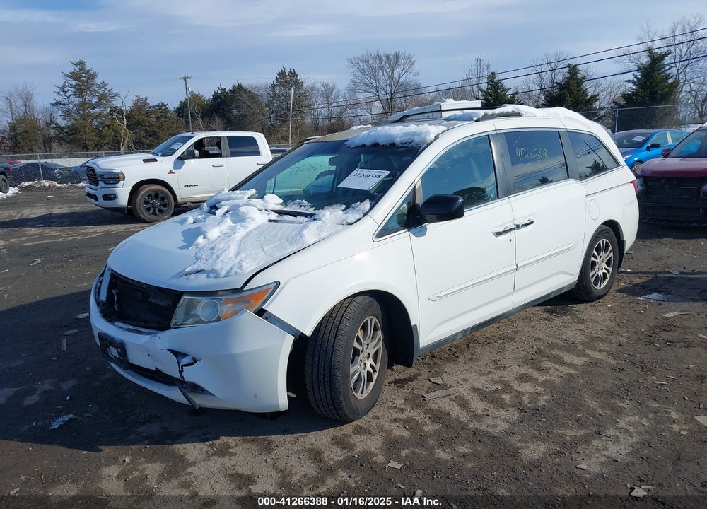 2013 HONDA ODYSSEY EX-L VIN: 5FNRL5H61DB037442